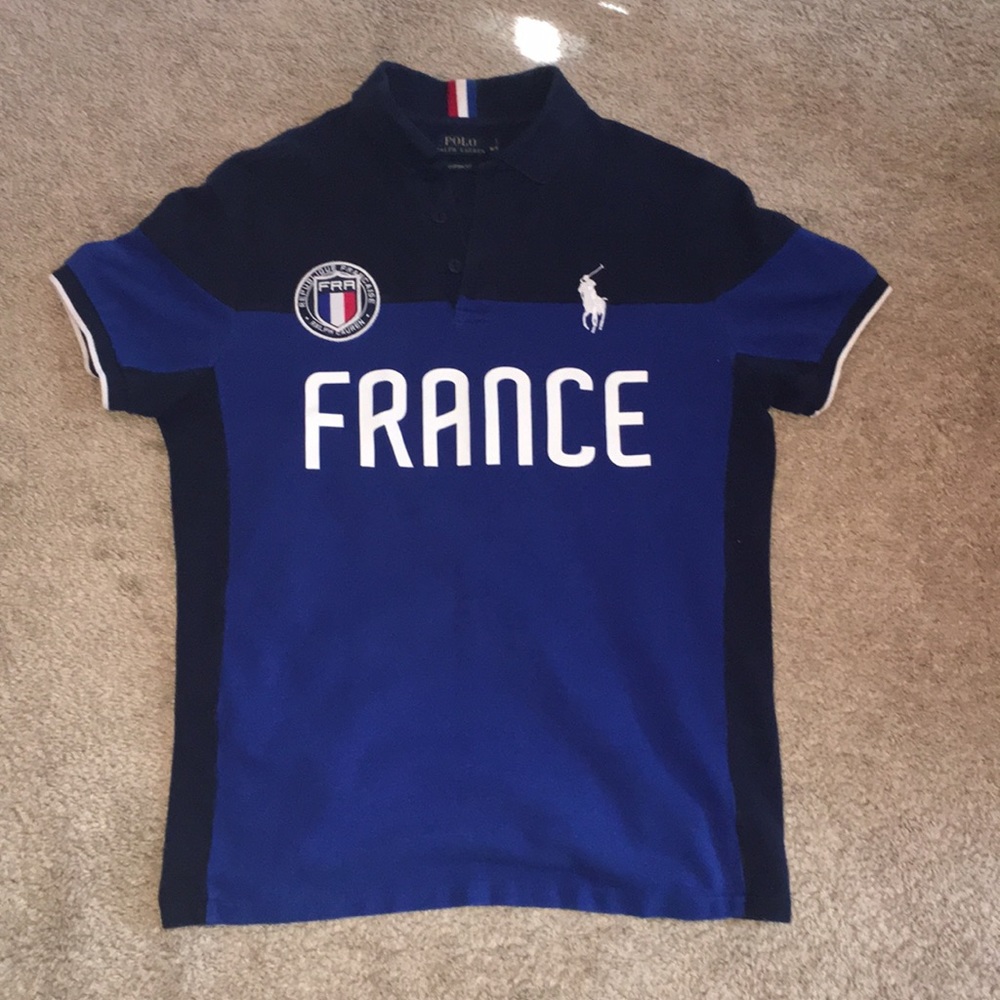 POLO RALPH LAUREN CUSTOM FIT FRANCE SHIRT